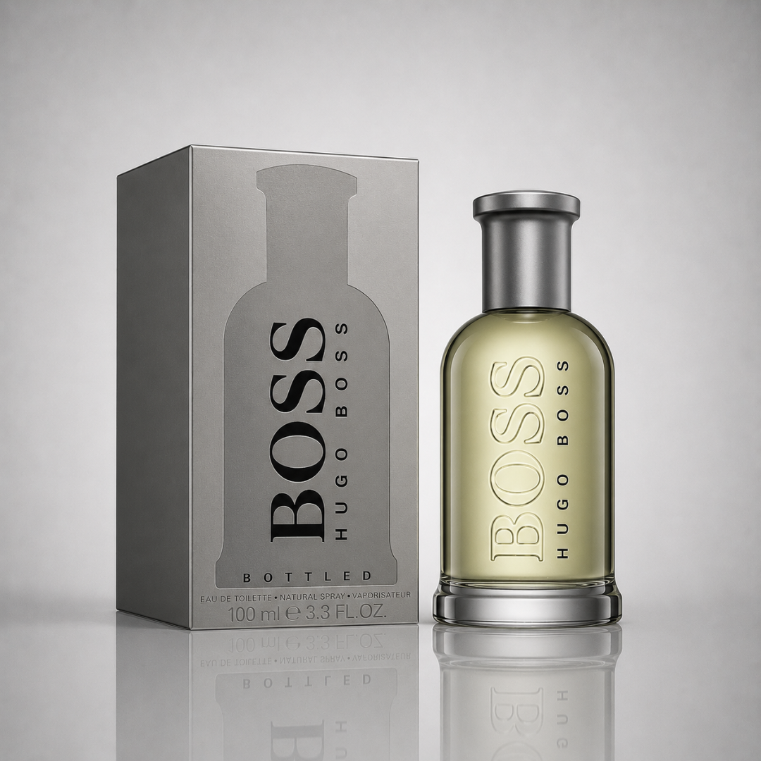 Combo aus 3 Herrenparfums – Creed Aventus, Dior Sauvage und Hugo Boss Bottled